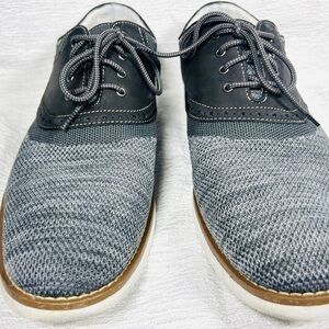 Johnston & Murphy Two-Tone Gray Oxfords